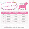 Picture of Dog Hoodie Dog Sweaters for Small Dogs Dog Sweater Solid Soft Brushed Fleece Dog Clothes Dog Hoodie Sweatshirt with Pocket(Pink-XS)