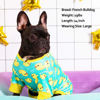 Picture of KYEESE Dog Pajamas Yellow Ducks Dog Surgery Recovery Suit Soft Dog Clothes Dog Costume Small Dog Pajamas Dog Coat Dog Onesie Dog Pajamas for Small Dogs Cat Clothes Dog Body Suits After Surgery