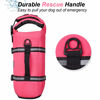 Picture of VIVAGLORY Ripstop Dog Life Jacket for Small Medium Large Dogs Boating, Swimming Vest for Dogs with Enhanced Visibility & Buoyancy, Bright Pink