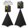 Picture of Dofilachy Speaker Stand Cover-DJ Bag with 360 Degree Cover, Speaker Tripod Scrim Cover for Speaker/Lighting with Free Travel Bag (One Pack-Black)