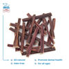 Picture of Best Pet Supplies GigaBite 6 Inch Beef Gullet Jerky Sticks (20 Pack) - All Natural, Free Range Beef Esophagus Stick Dog Treat