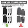 Picture of Gematay for Kia Key Fob Cover, Key Case Shell Compatible with Kia Cerato Ceed Forte NIRO Sorento Seltos Sportage Soul Telluride Remote Smart Key Protector