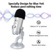 Picture of Microphone Foam Mic Windscreen Cover for Blue Yeti, Yeti Pro Microphones, Blue Yeti Pop Filter Wind Shield by SUNMON (Black)