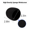 Picture of Microphone Foam Mic Windscreen Cover for Blue Yeti, Yeti Pro Microphones, Blue Yeti Pop Filter Wind Shield by SUNMON (Black)
