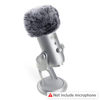 Picture of SUNMON Microphone Furry Windscreen Muff, Perfect Mic Pop Filter Mask Shield for Blue Yeti, Yeti Pro Microphones