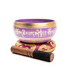 Picture of Tibetan Singing Bowl Set Bronze - Master Healing Grade - Authentic Handcrafted Sound Bowl by Himalayan Bazaar (Black and Red)