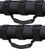 Picture of moveland 2 Pack Grab Handle Set Compatible with Jeep Wrangler TJ YJ JK, Easy-to-Fit 3 Straps Design for 1955-2023 Models (Black)