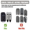 Picture of Gematay for Kia Key Fob Cover, Key Case Shell Compatible with 2021 2022 Kia Carnival 6/7 Buttons KA4 EX SX LX Fiesta 2023 Remote Smart Key Protector