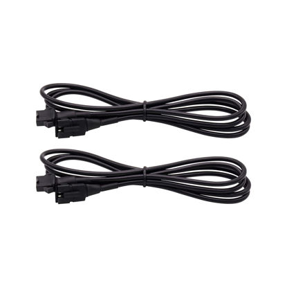 Picture of YiLaie 2 PCS 47 inch Extension Cables for Use with LED Rock Lights, RGB NEON Accent Kits for LED Motorcycle ATV, SUV Car Light Multi-Color Neon Strip (2 pcs)