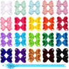 Picture of OAOLEER Hair Bow Clip, 20 Colors 3 Inch Grosgrain Ribbon Bows Hair Alligator Clips Hair Barrettes Hair Accessories for Girls Toddler Infants Kids Teens Children