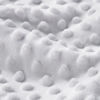 Picture of DaysU Silky Micro Soft Plush Baby Blankets Unisex with Print Animal Pattern and Soothing Raised Dots, Double Layer Bed Throws for Baby Crib, Animal Faces, Grey, 30x40 Inches