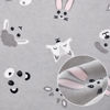 Picture of DaysU Silky Micro Soft Plush Baby Blankets Unisex with Print Animal Pattern and Soothing Raised Dots, Double Layer Bed Throws for Baby Crib, Animal Faces, Grey, 30x40 Inches