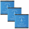 Picture of Augustine Strings Classic Blue - High Tension Classical Guitar Strings - The Original Nylon String - 3 Sets