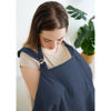 Picture of MairMore Muslin Nursing Covers for Breastfeeding, Privacy Breast Feeding Cover with Arch Neckline for Mom and Baby, Breathable 100% Cotton Nursing Apron Multi-use Stroller Cover