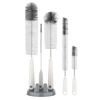 Picture of MR.SIGA 5 Pack Bottle Brush Cleaning Set with Storage Holder, Cleaning Brushes for Long Narrow Neck Bottles, Water Bottles, Baby Bottles, Tumblers, Drinking Glasses, Strews