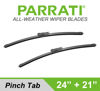 Picture of PARRATI® 24 Inch & 21 inch of High Performance Premium All-Season Automotive Replacement Windshield Wiper Blades, Easy DIY Install & Superior Road Visibility, Durable Stable And Quiet (Set of 2)