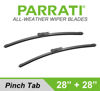 Picture of PARRATI® 28 Inch & 28 inch of High Performance Premium All-Season Automotive Replacement Front Windshield Wiper Blades for 2015-2018 Ford Edge Escape Focus, Easy DIY Install (Set of 2)