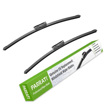 Picture of PARRATI® 19 Inch & 18 inch of High Performance Premium All-Season Automotive Replacement Windshield Wiper Blades for Mini Cooper 2002-2019, Easy DIY Install & Superior Road Visibility(Set of 2)