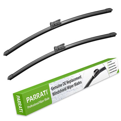 Picture of PARRATI® 22 Inch & 22 inch of High Performance Premium All-Season Automotive Replacement Front Windshield Wiper Blades for Sierra Silverado 2014-2018,Easy DIY Install (Set of 2)