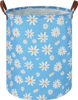 Picture of NTAOHAMPER Kids Laundry Hamper,Blue Laundry Basket,Baby Nursery Hamper,Waterproof Toys Storage Bin,Clothes Organizer,Gift Basket,Room Decor(Daisy)