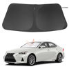 Picture of Windshield Sun Shade Custom Fit for 2014-2020 Le xus is Sedan (NOT for Le xus RX, ES) Accessories Foldable Sunshade Sun Blocker Protect Car from Sun Rays & Heat Damage Keep Car Cooler