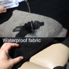 Picture of DECKALY Back Seat Cover Waterpoof Rear Bench Towel Seat Cover for Gym Swimming Surfing Running, Non-Slip Rear Seat Protector Universal Fits Most Auto Truck Van and SUV (Bench Black)