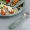 Picture of CoixFoam 8 Pieces Toddler Utensils, Toddler Safe Silverware Set With Food Grade Silicone Hanlde, 18/8 Stainless Steel, Perfect Length For New Self Feeders, Dishwasher Safe