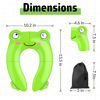 Picture of Portable Potty Seat for Toddler Travel - Foldable Non-Slip Potty Training Toilet Seat Cover for Boys Girls, Baby Kids with Drawstring Bag (Green Frog)