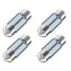 Picture of Serundo Auto DE3175 Led Car Bulb 31mm 1.22in Led Festoon Bulb, DE3021 DE3022 DE3023 6428 6430 7065 Led Festoon Bulb, Interior Led Used for Car Map Dome Light etc,Pack of 4pcs Red Color