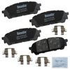 Picture of Bendix Priority1 CFC1004 Ceramic Rear Brake Pads for Saab 9-2X 2006-2005, Subaru Forester 2008-2004, Impreza 2007-2004