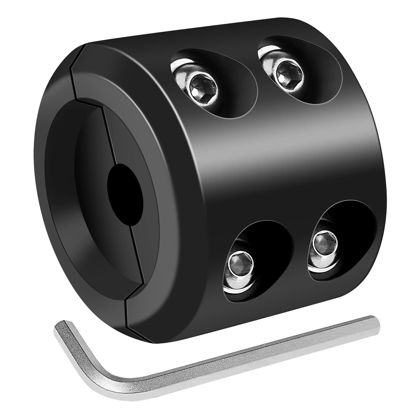 Picture of Winch Stopper for Cable. Truck UTV ATV Rubber Winch Cable Stopper, Protects Towing Hook, Synthetic Rope, Cable Line from Wear or Damage, Hawse, Bumper. Quick Installation with Tools. (Black)