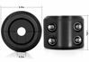 Picture of Winch Stopper for Cable. Truck UTV ATV Rubber Winch Cable Stopper, Protects Towing Hook, Synthetic Rope, Cable Line from Wear or Damage, Hawse, Bumper. Quick Installation with Tools. (Black)