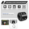 Picture of Winch Stopper for Cable. Truck UTV ATV Rubber Winch Cable Stopper, Protects Towing Hook, Synthetic Rope, Cable Line from Wear or Damage, Hawse, Bumper. Quick Installation with Tools. (Black)