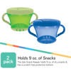 Picture of Nuby 2-Pack Snack Keepers, Blue and Green