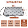 Picture of GOLOPET Large Dog Heating Pad 34x21in Waterproof Pet Heating Pad for Dogs Smart Thermostat Switch, Whelping Supplies Heated Dog Bed,Adding Wire Rope Wires Puppy Heating Pad Mat-Whelping Box for Dogs