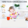 Picture of 2 Pack Extra Large Silicone Mats for Countertop - Counter Table Protector Placemats for Baking Crafts, Light Gray Kids Dinner Placemat Nonstick Nonskid Heat-Resistant Kitchen Pad, 23.6'' x 15.6''