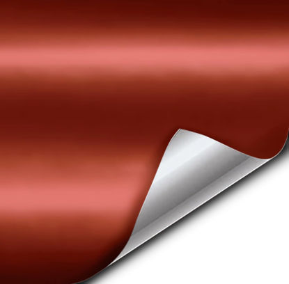 Picture of VViViD Copper Satin Chrome Vinyl Wrap Stretch Conform DIY Easy to Use Air-Release Adhesive (1.49ft x 5ft)