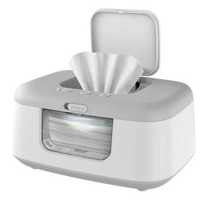 Picture of Jool Baby TinyBums Baby Wipe Warmer & Dispenser with LED Changing Light & On/Off Switch (Gray)