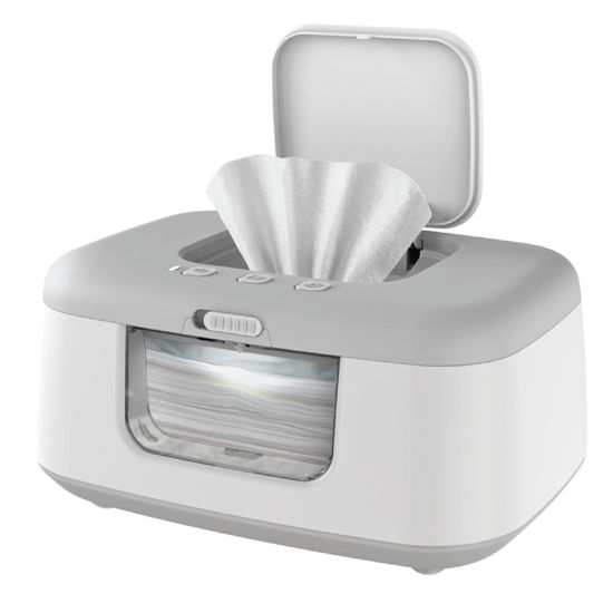 Picture of Jool Baby TinyBums Baby Wipe Warmer & Dispenser with LED Changing Light & On/Off Switch (Gray)