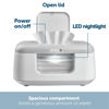 Picture of Jool Baby TinyBums Baby Wipe Warmer & Dispenser with LED Changing Light & On/Off Switch (Gray)