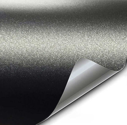 Picture of VViViD+ Matte Metallic Black Vinyl Wrap (1.5ft x 5ft)