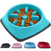 Picture of Gorilla Grip Slow Feeder Dog and Cat Bowls, Interactive Puzzle Toy for Dogs and Cats Food Training, Keeps Pets Busy and Prevents Puppy Overeating, Large, Small Breeds, 100% BPA Free, 1 Cup Turquoise