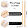 Picture of 4 Pairs Drum sticks 5A Maple Wood Tip Drumstick for Adults Kids Beginners Practice