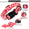 Picture of ARING PET Valentine's Day Dog Collar-Cotton Heart Dog Collars, Adjustable Valentine Heart Pet Collars Puppy Collar with Quick Release Buckle for Girl&Boy Dogs