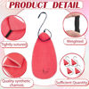 Picture of 4 Pcs Clarinet Swab Cloth Clarinet Cleaner Clarinet Cleaning Cloth Swab for Inside Tube Suitable Clarinet Piccolo Flute Sax Saxophone (Red)
