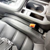Picture of Wuzno Leather Car Seat Gap Filler, 2 Pack Universal Gap Stopper/Catcher to Fill The Gap Between Seat and Console Black Car Crevice Blocker Space Pad