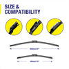 Picture of 3 Wipers 24"/18"/14" Replacement For Mazda CX-5 CX-9 CX5 CX9 2017 2018 2019 2020 2021 2022 2023 Windshield Wipers, 24 Inch+18 Inch Wiper Blades with 14 Inch Rear Wiper Blade-Original Factory Quality