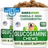Picture of Glucosamine Chondroitin Dog Hip & Joint Supplement - Joint Pain Relief - Hip & Joint Chews for Dogs - Joint Support Large Breed - Senior Doggie Vitamin Pills Joint Health - (240 Treats - Bacon)