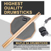Picture of Deekec Practice Pad 8 Inches, Silent Practice Drum Pad 2-Sided With Drum Sticks (Grey)