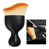 Picture of Ziciner Car Detailing Brush, Curved Soft Bristles Auto Removal Dust Collectors, Universal Vehicle Dashboard, Air Conditioner Vents etc Interior Cleaning Tool Accessories (Yellow)